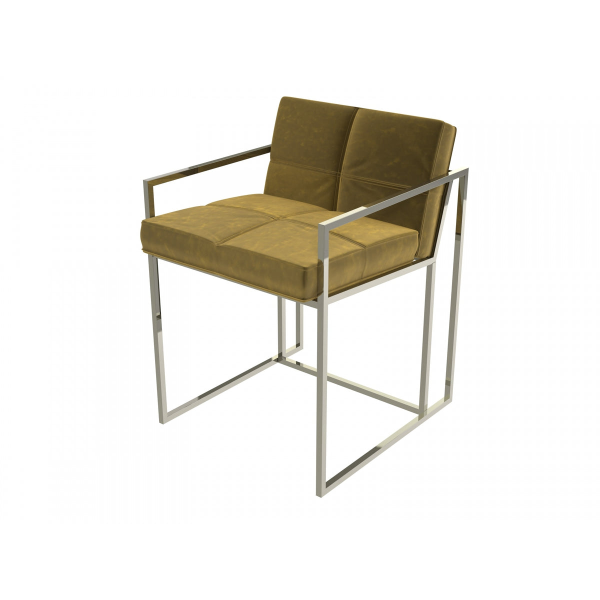 Luxe - Upholstered Velvet Dining Chair In Various Colours With Frame Finish Options