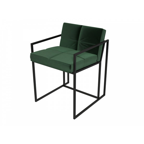 Luxe - Upholstered Velvet Dining Chair In Various Colours With Frame Finish Options
