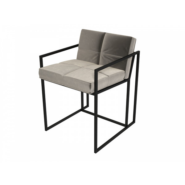Luxe - Upholstered Velvet Dining Chair In Various Colours With Frame Finish Options