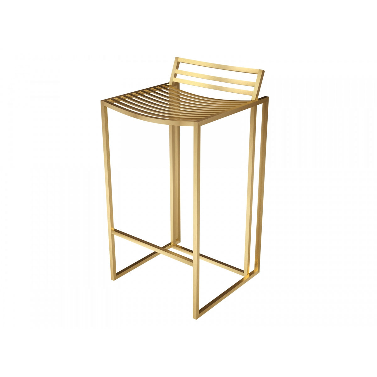 Luxe - Metal Bar Stool With Frame Finish Options
