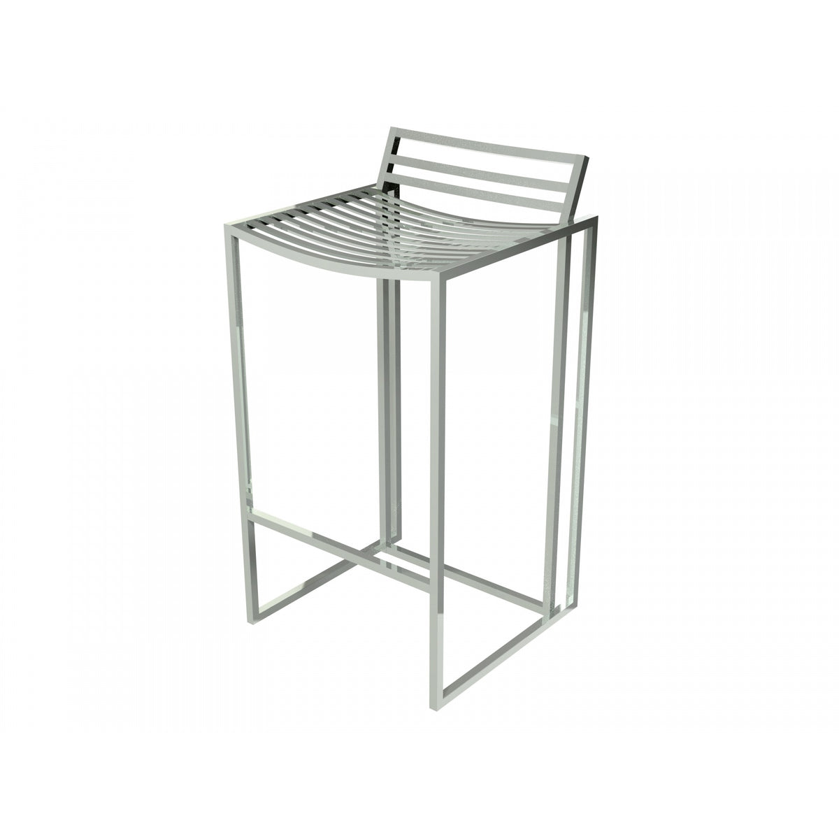 Luxe - Metal Bar Stool With Frame Finish Options