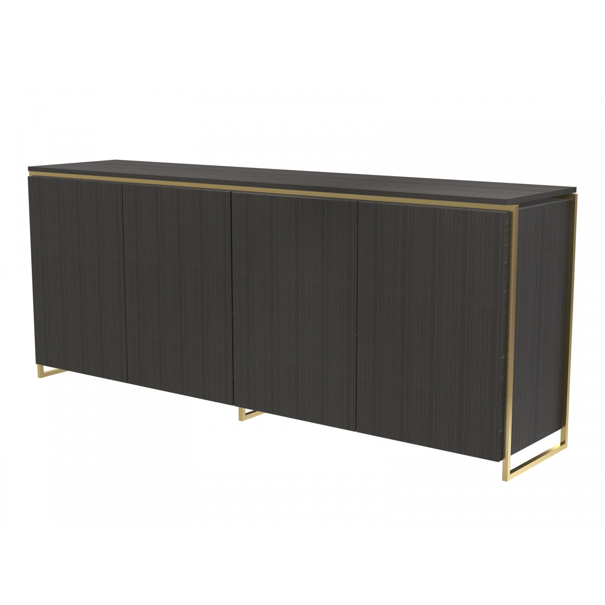 Luxe - Four Door Sideboard In Various Oak Stains And Frame Finishes