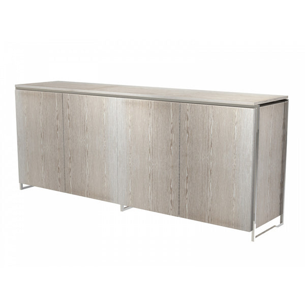Luxe - Four Door Sideboard In Various Oak Stains And Frame Finishes