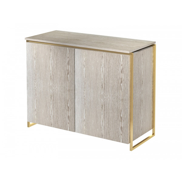 Luxe - Two Door Sideboard In Various Oak Stains And Frame Finishes