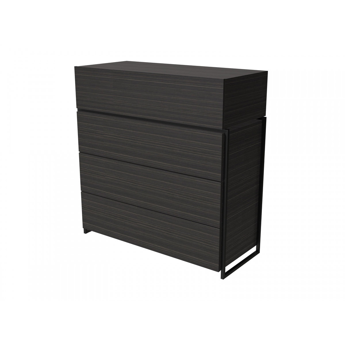 Luxe - Four Drawer Chest In Various Oak Stains And Frame Finishes