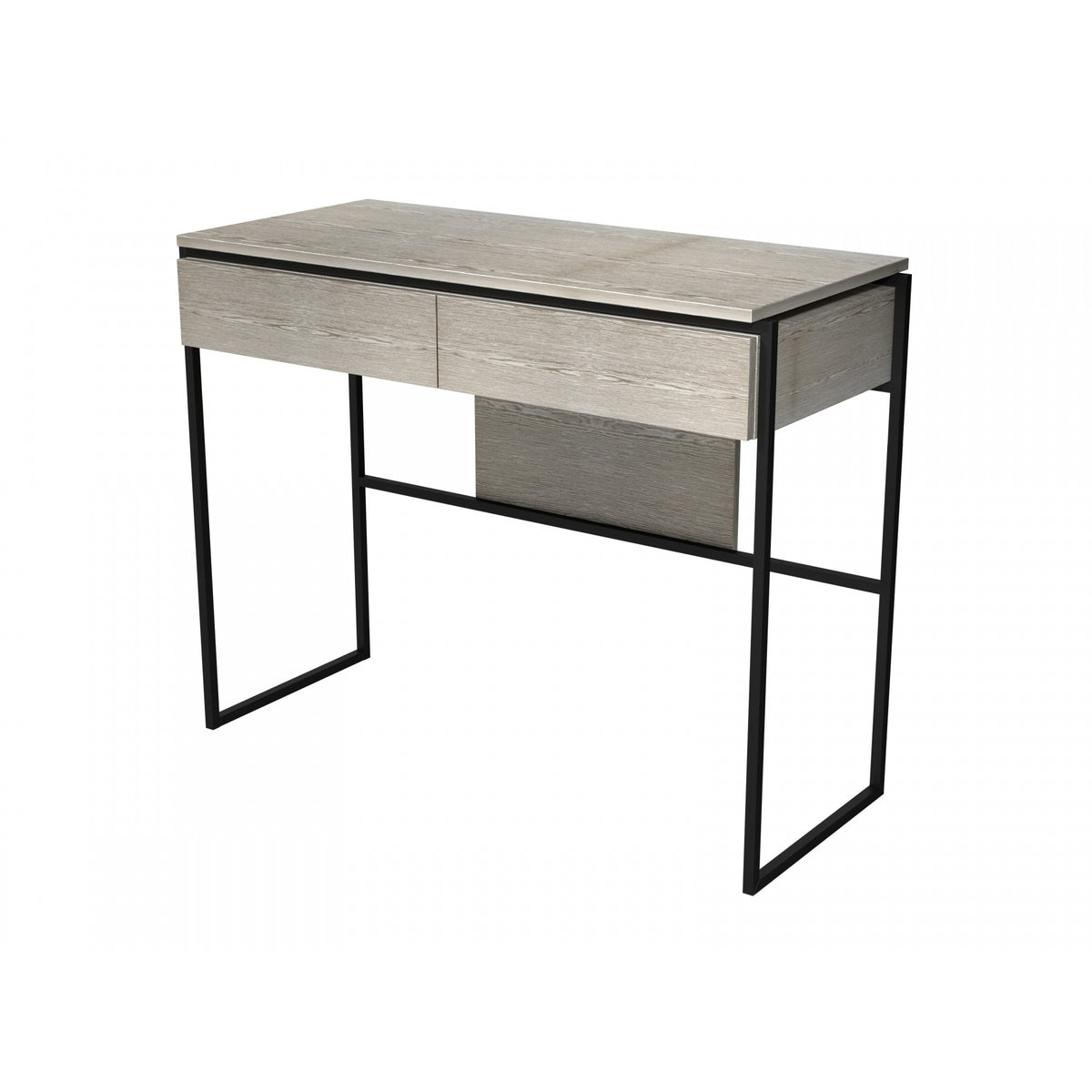 Luxe - Dressing Table With Drawer In Various Oak Stains And Frame Finishes