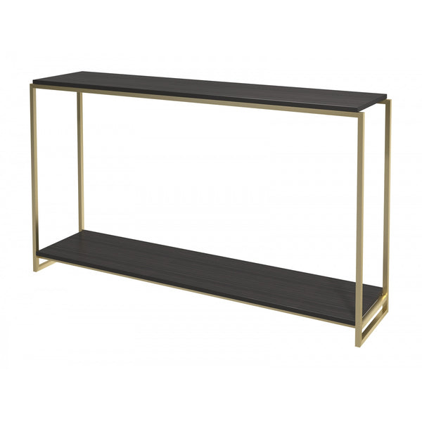 Luxe - Narrow Console Table In Various Oak Stains And Frame Finishes