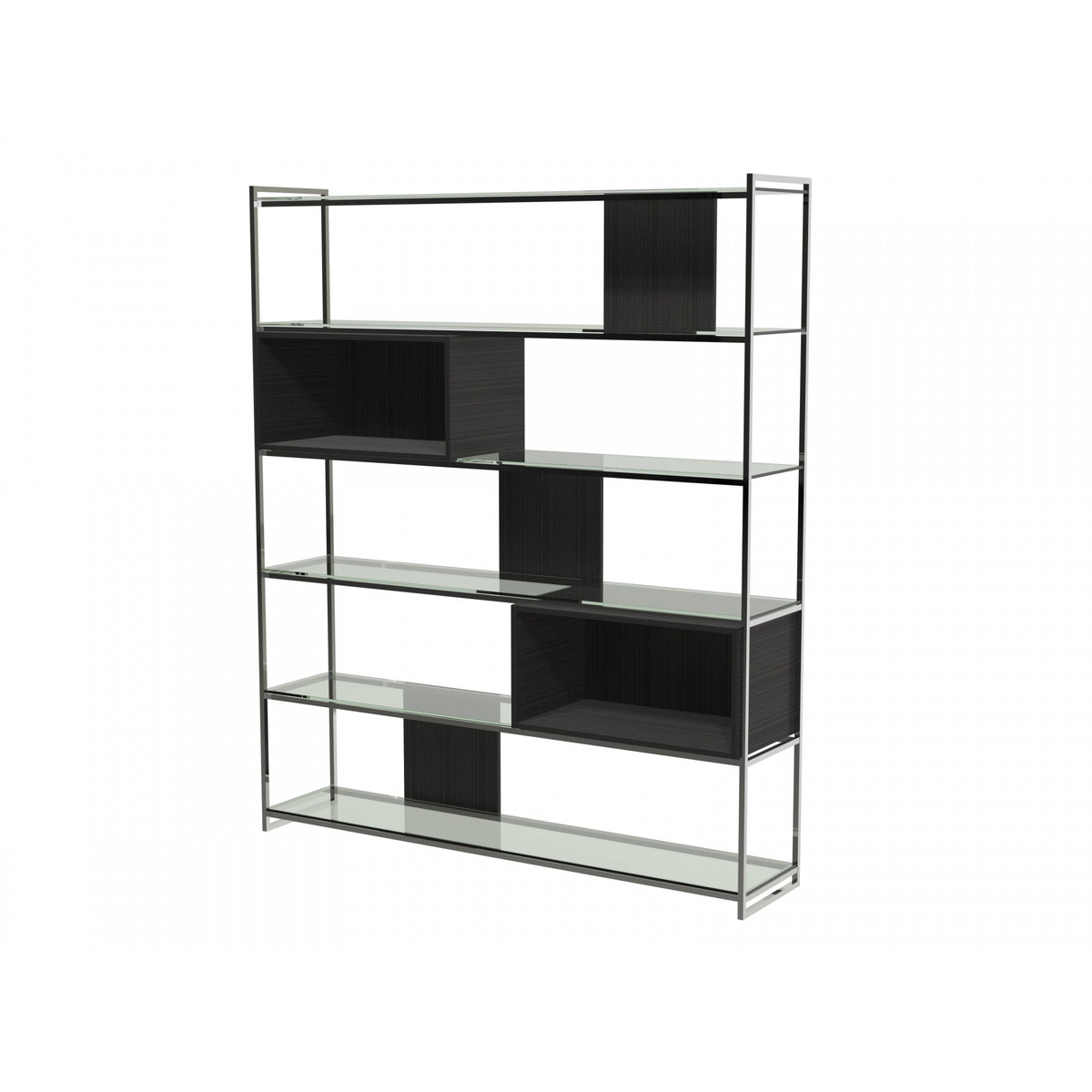 Luxe - High Bookcase In Various Oak Stains And Frame Finishes