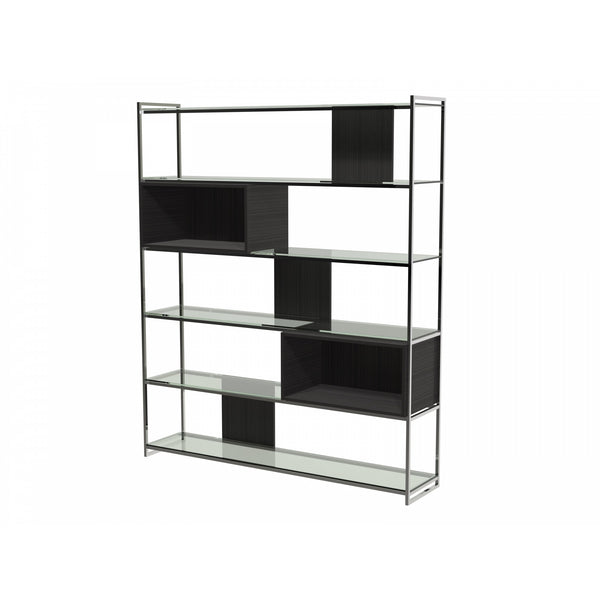 Luxe - High Bookcase In Various Oak Stains And Frame Finishes