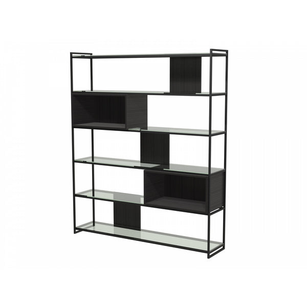 Luxe - High Bookcase In Various Oak Stains And Frame Finishes