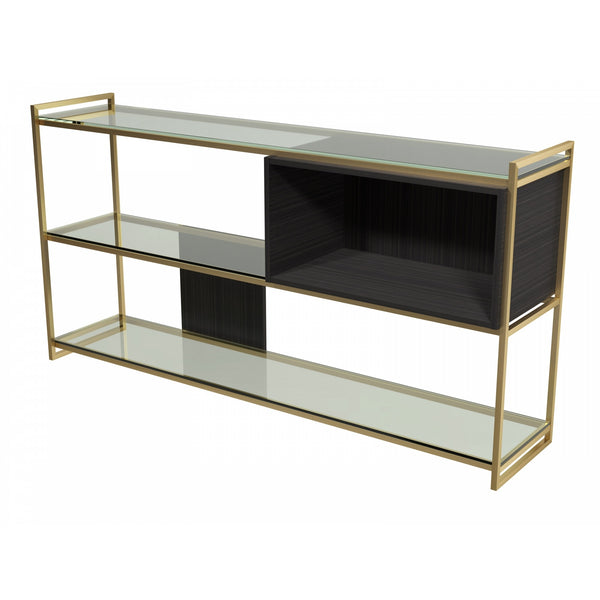 Luxe - Low Bookcase In Various Oak Stains And Frame Finishes