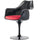 Black and Luxurious Raspberry Red Chelsea Armchair