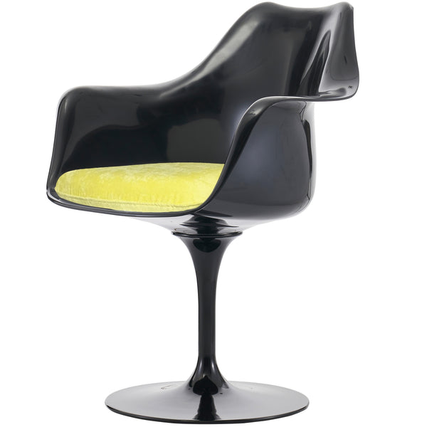 Black and Luxurious Yellow Chelsea Armchair