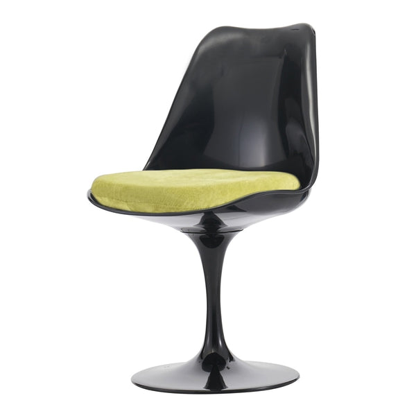 Black and Luxurious Green Chelsea Side Chair