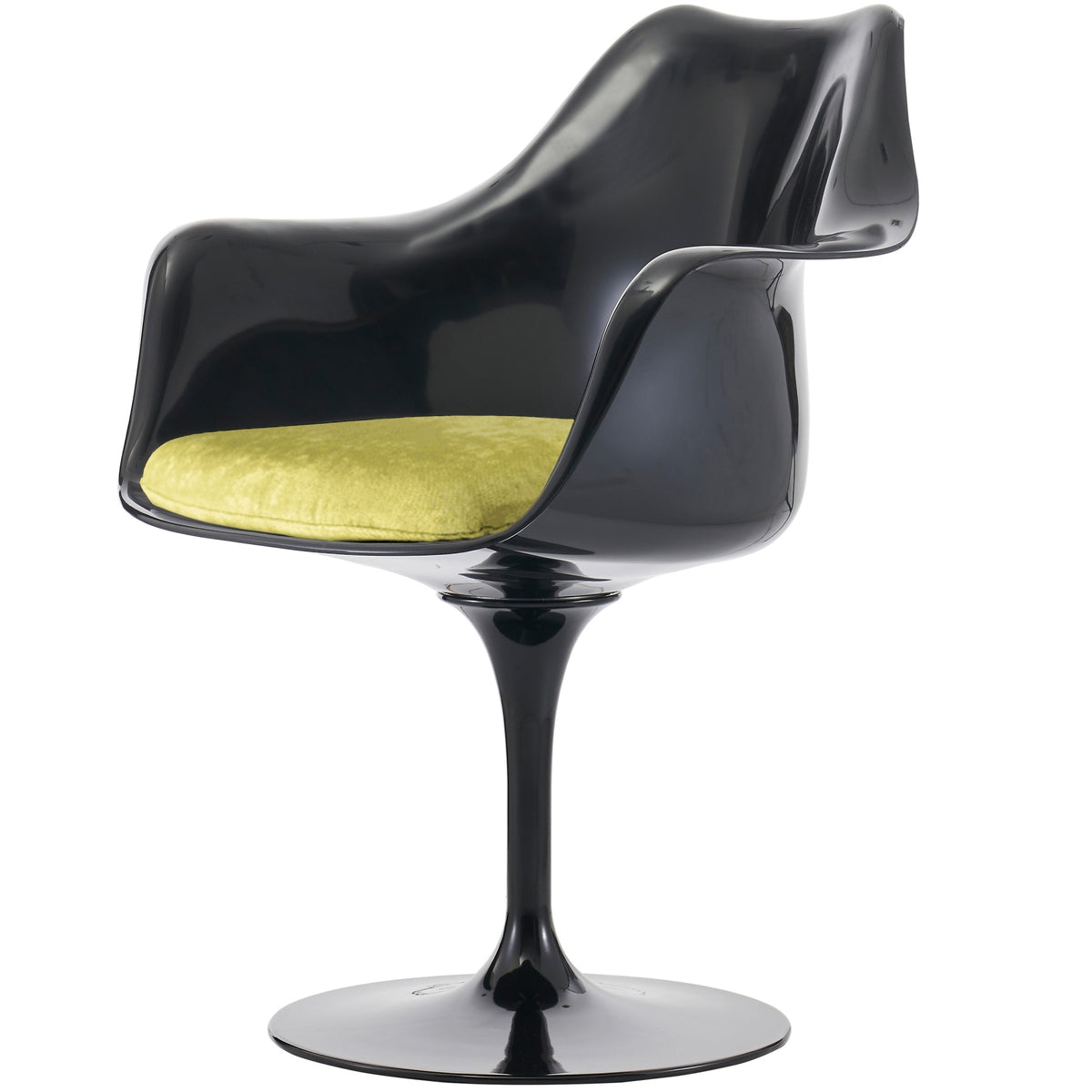 Black and Luxurious Green Chelsea Armchair