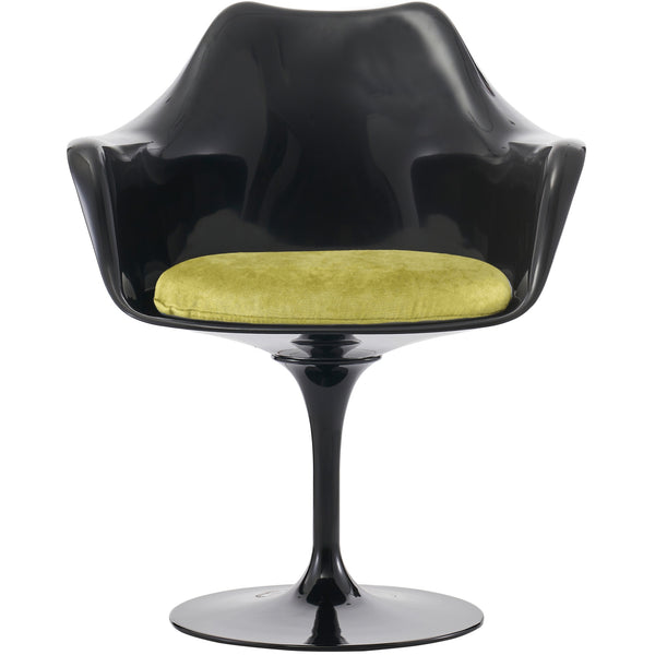 Black and Luxurious Green Chelsea Armchair