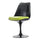 Black and Green PU Chelsea Side Chair