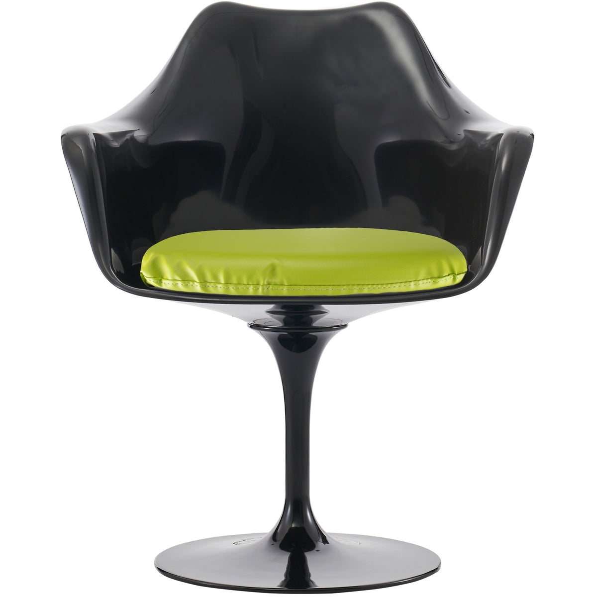 Black and Green PU Chelsea Armchair