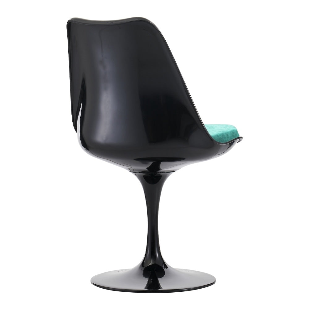 Black and Luxurious Turquoise Chelsea Side Chair