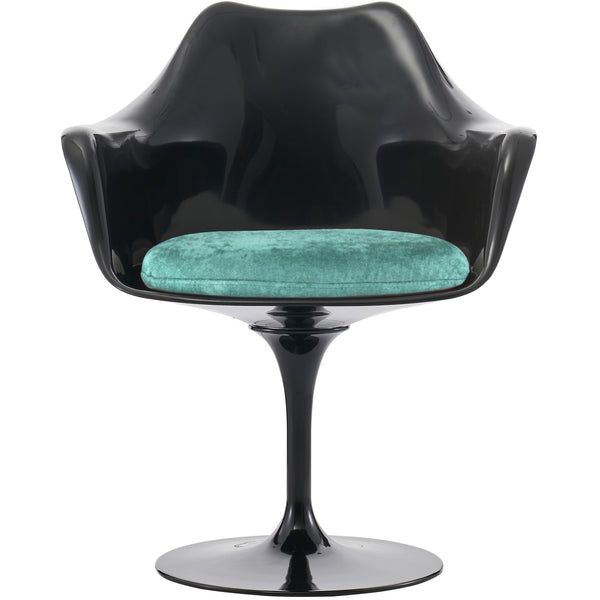 Black and Luxurious Turquoise Chelsea Armchair
