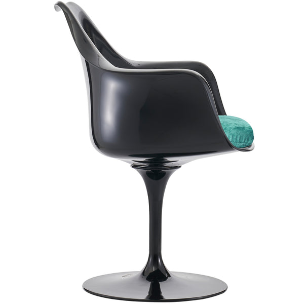 Black and Luxurious Turquoise Chelsea Armchair