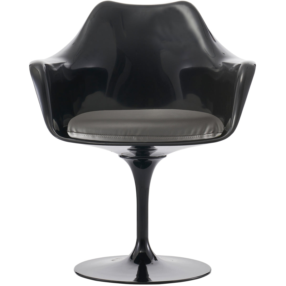 Black and Grey PU Chelsea Armchair