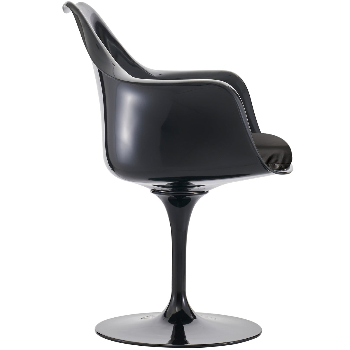 Black and Grey PU Chelsea Armchair