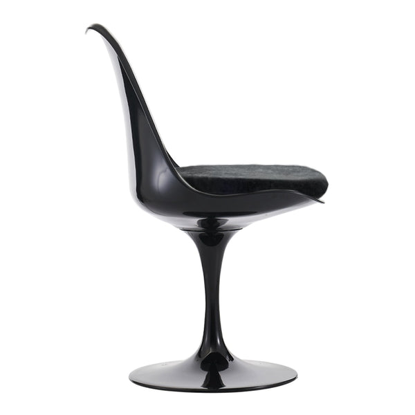 Black and Luxurious Black Chelsea Side Chair