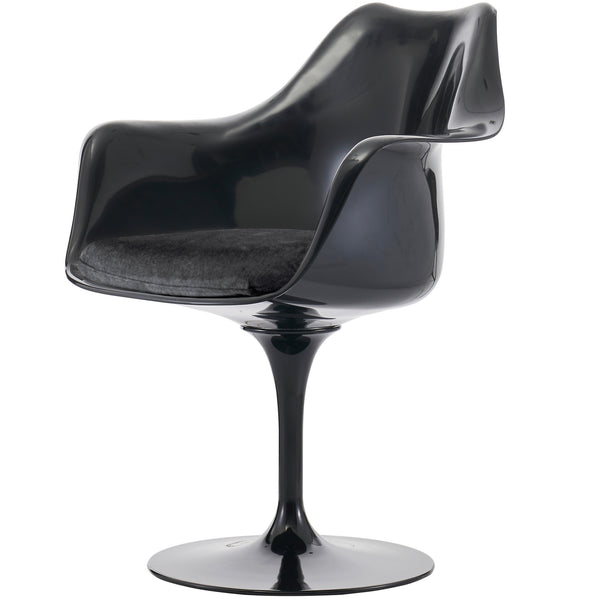 Black and Luxurious Black Chelsea Armchair