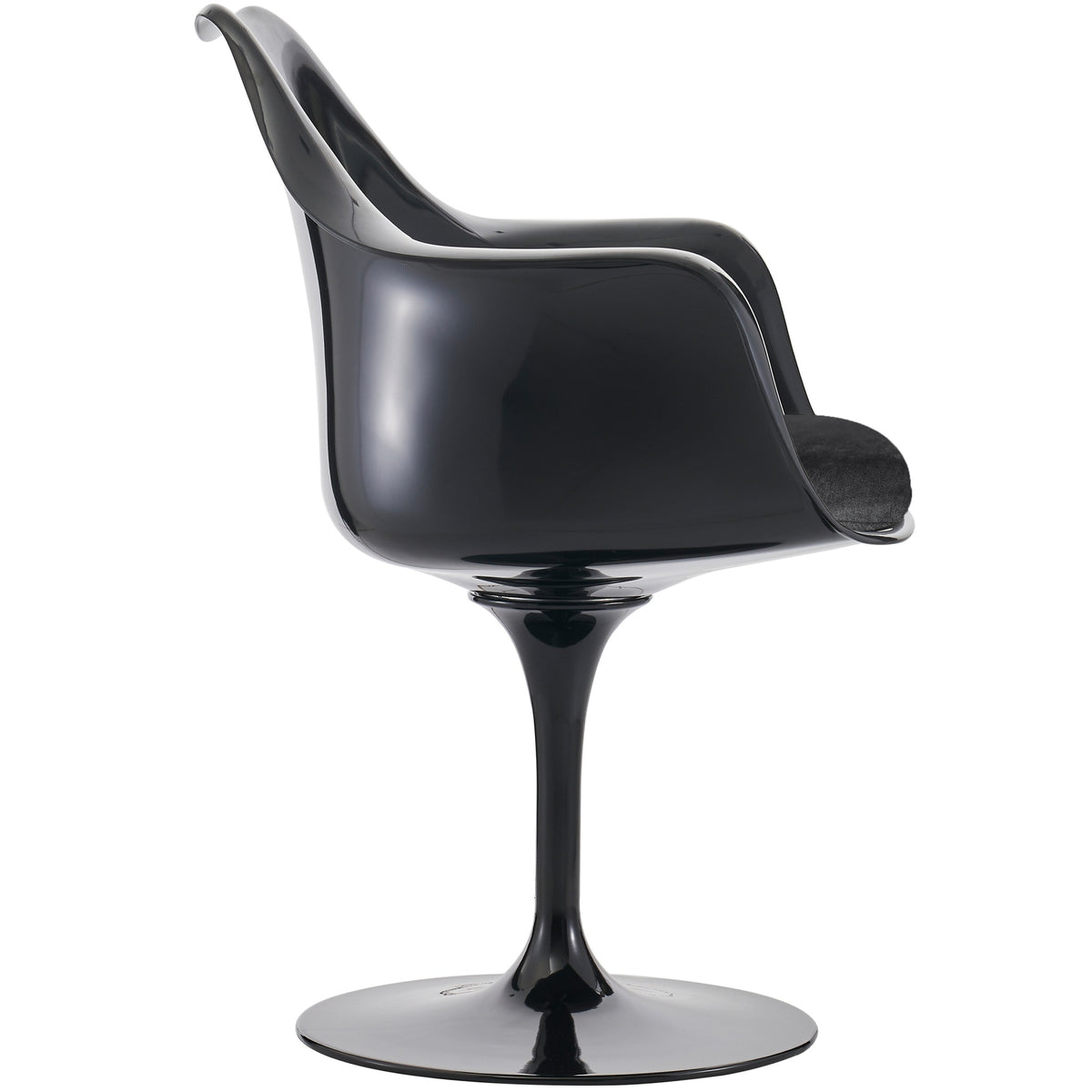 Black and Luxurious Black Chelsea Armchair