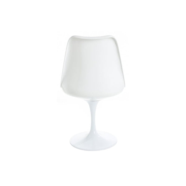 White and Textured Dark Grey Chelsea Side Chair