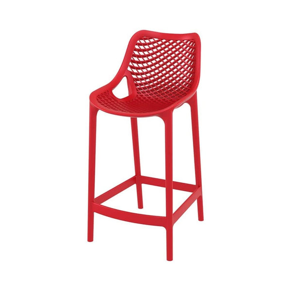 Air Plastic Mid Height Bar Stool - Various Colours (PACK OF 2)