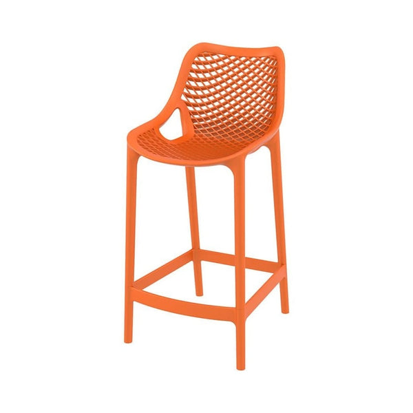 Air Plastic Mid Height Bar Stool - Various Colours (PACK OF 2)