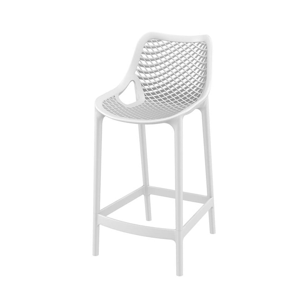 Air Plastic Mid Height Bar Stool - Various Colours (PACK OF 2)