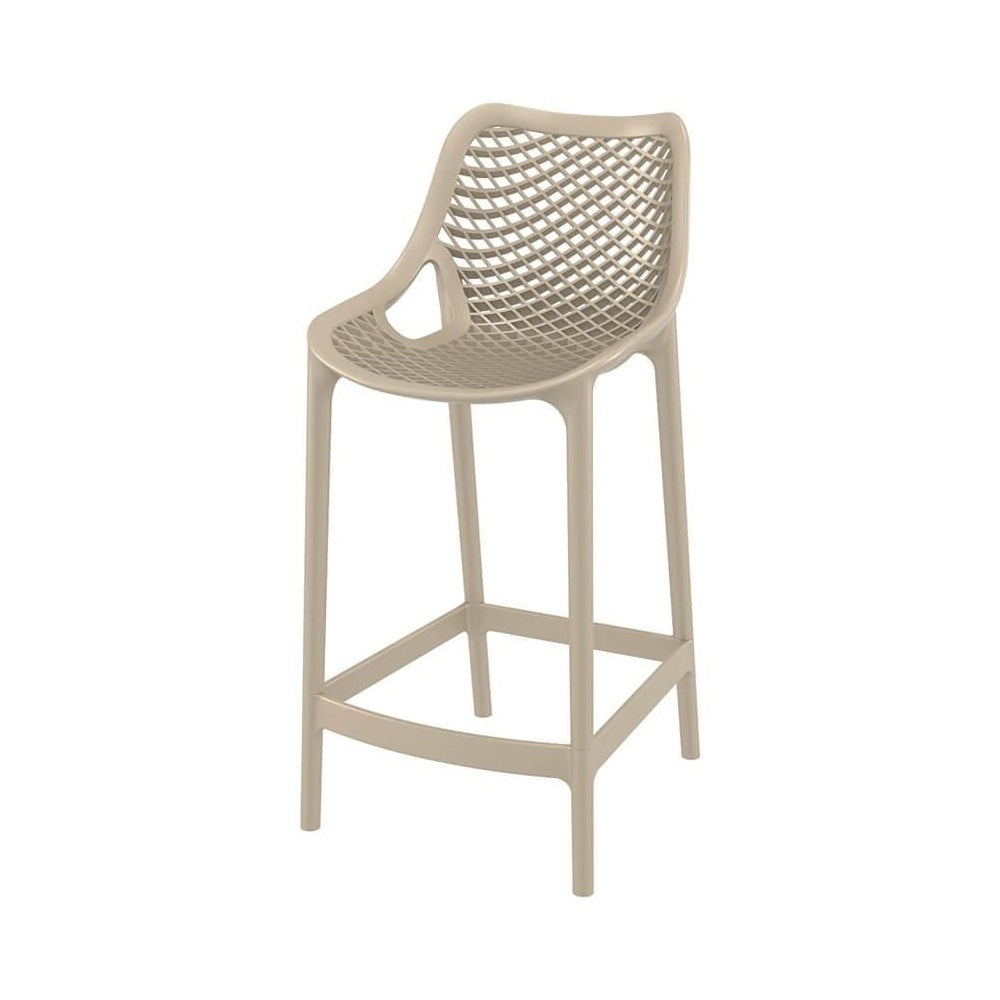 Air Plastic Mid Height Bar Stool - Various Colours (PACK OF 2)