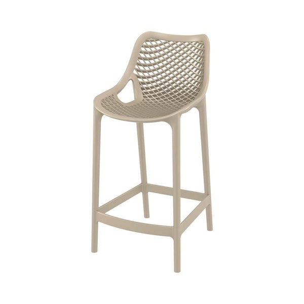Air Plastic Mid Height Bar Stool - Various Colours (PACK OF 2)