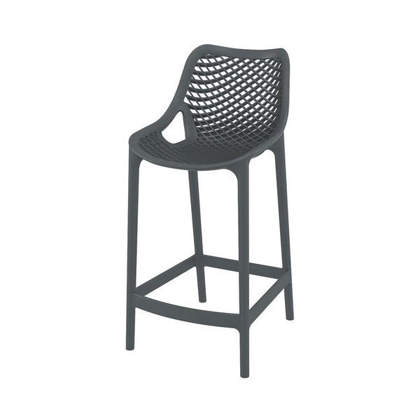Air Plastic Mid Height Bar Stool - Various Colours (PACK OF 2)