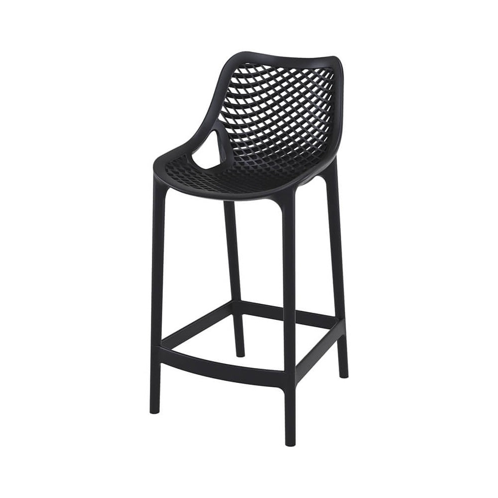 Air Plastic Mid Height Bar Stool - Various Colours (PACK OF 2)
