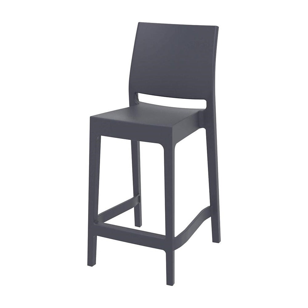 Maya Plastic Mid Height Bar Stool - Various Colours Available (PACK OF 2)