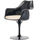 Black And Textured Cream Chelsea Armchair