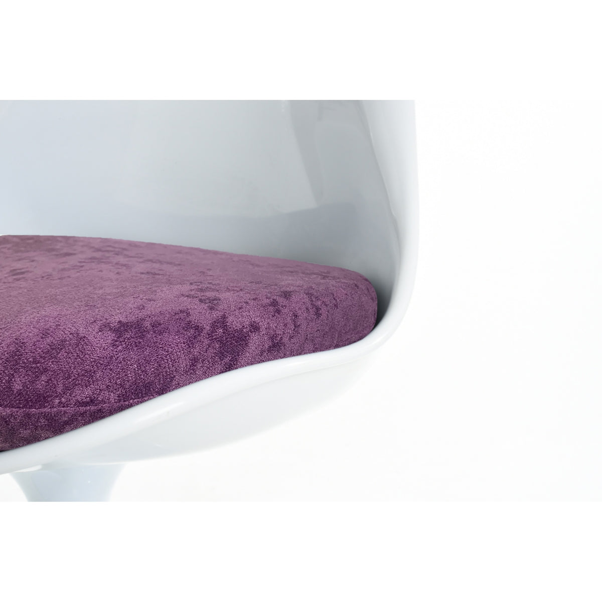 Luxurious Purple Chelsea Side Chair Cushion
