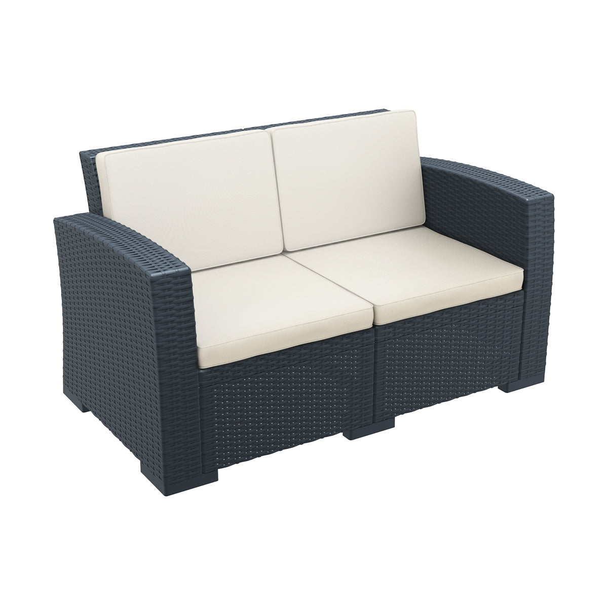 Monaco Outdoor Lounge Set - Dark Grey Frame