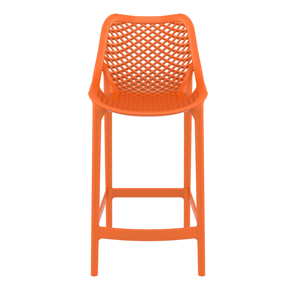 Air Plastic Mid Height Bar Stool - Various Colours (PACK OF 2)