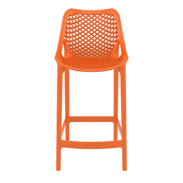 Air Plastic Mid Height Bar Stool - Various Colours (PACK OF 2)