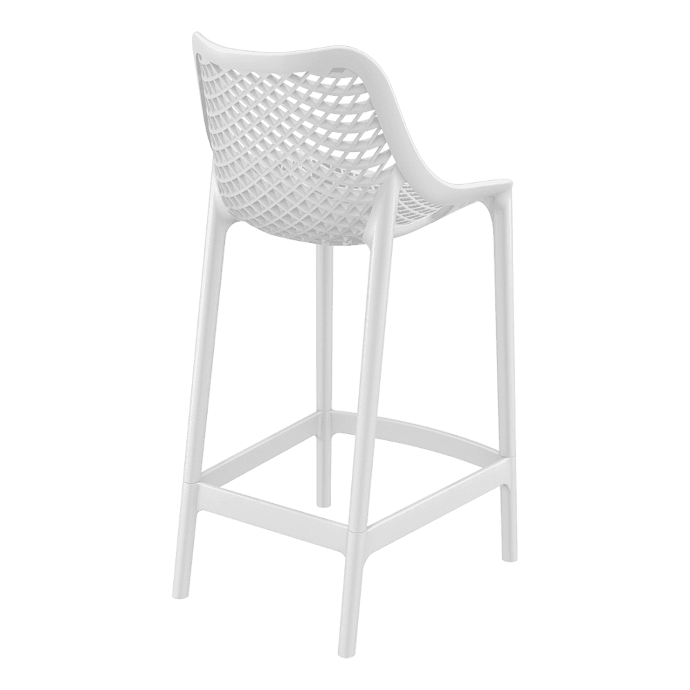 Air Plastic Mid Height Bar Stool - Various Colours (PACK OF 2)