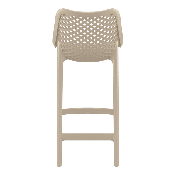 Air Plastic Mid Height Bar Stool - Various Colours (PACK OF 2)