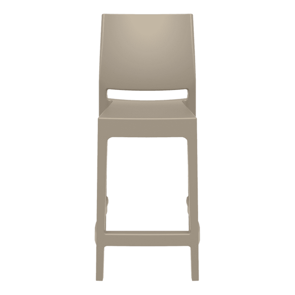 Maya Plastic Mid Height Bar Stool - Various Colours Available (PACK OF 2)