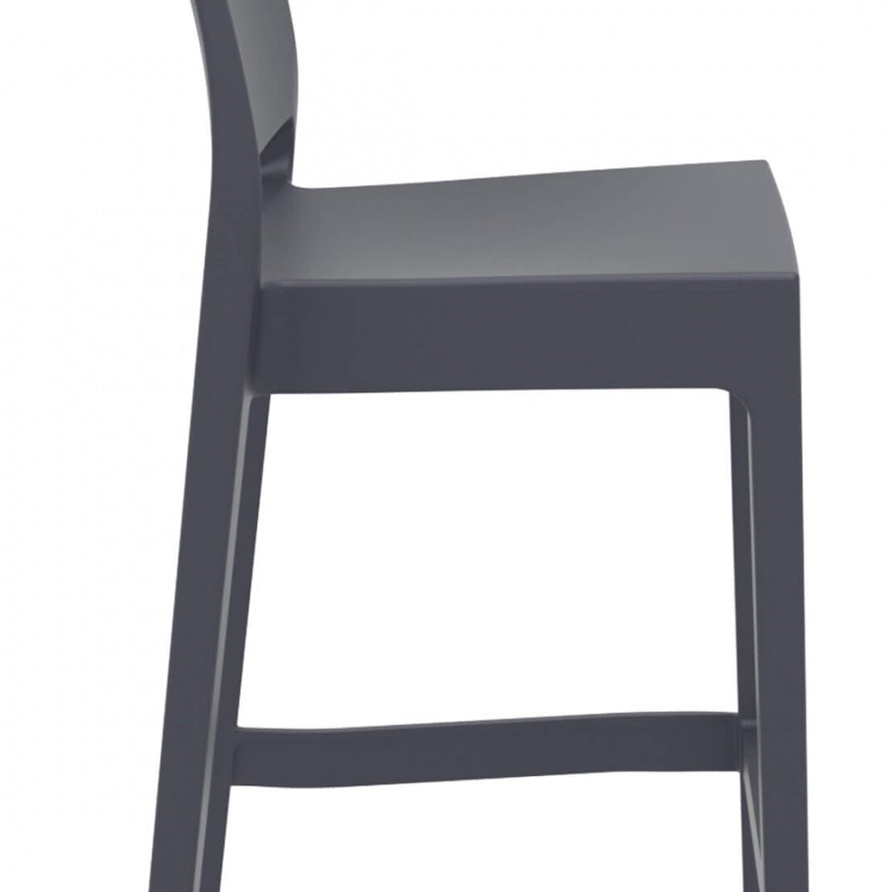 Maya Plastic Mid Height Bar Stool - Various Colours Available (PACK OF 2)