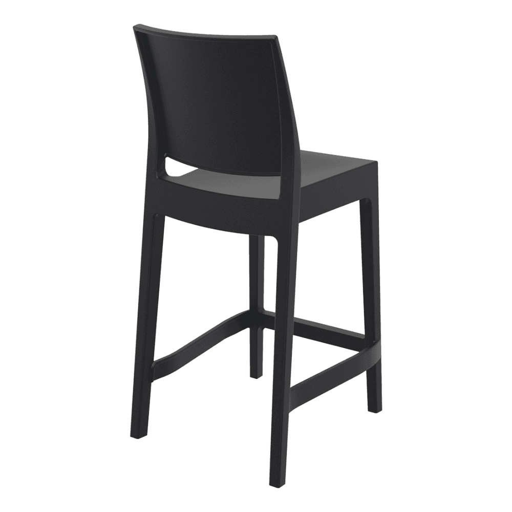 Maya Plastic Mid Height Bar Stool - Various Colours Available (PACK OF 2)