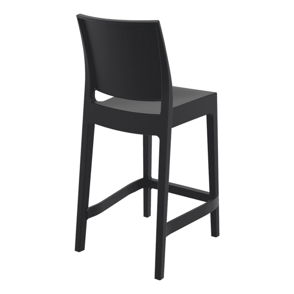 Maya Plastic Mid Height Bar Stool - Various Colours Available (PACK OF 2)
